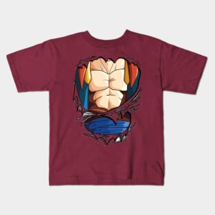 Gogueta vegeta goku Chest Dragon ball Super Kids T-Shirt